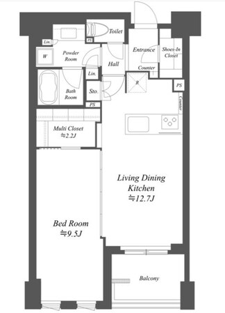 プライマル練馬豊島園の物件間取画像